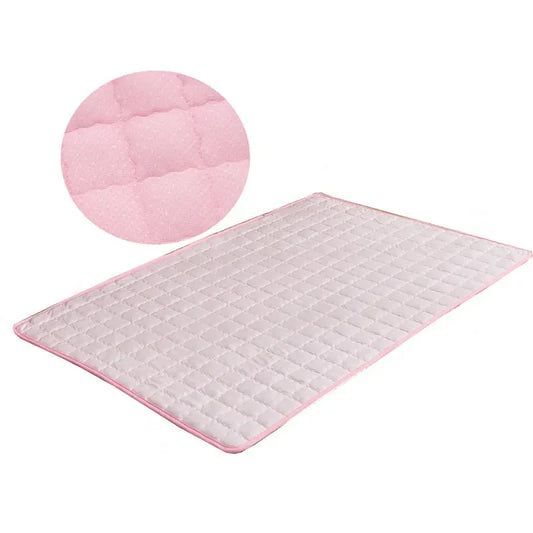 Pet Cooling Mat for Dogs and Cats Ice Silk Mattress