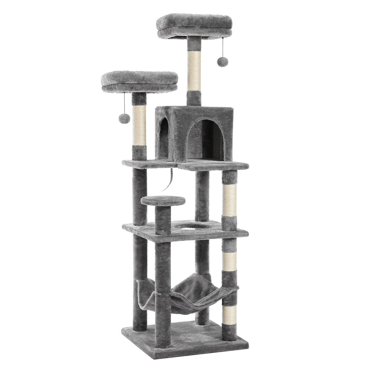 PAWZ Road Multi Level Plush Cat Tree With Scratching Posts