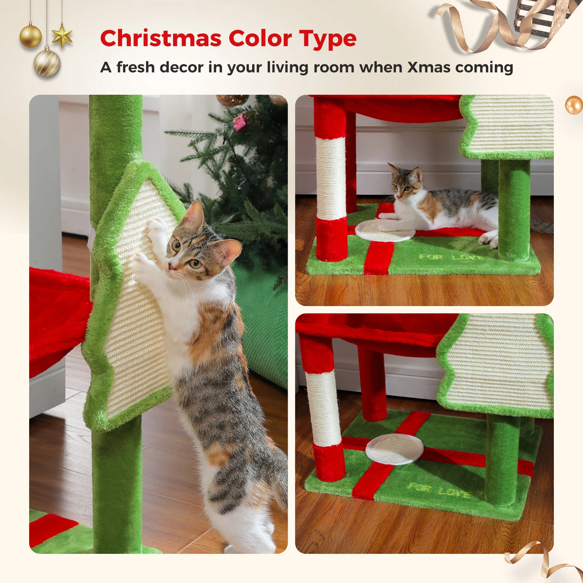 Pawz Road 5 Level Cat Tower For Large Cats Sisal Scratcher