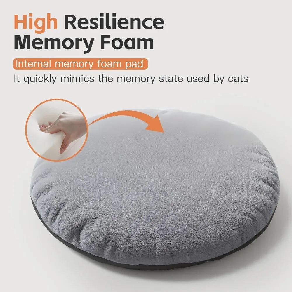 Orthopedic Round Memory Foam Pet Bed For Small Dogs