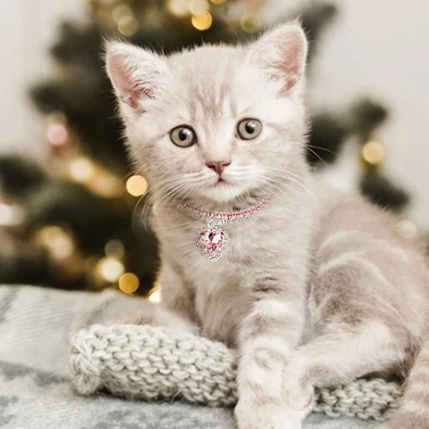 Rhinestone Diamante Dog Cat Collar Necklace Crystal Bling