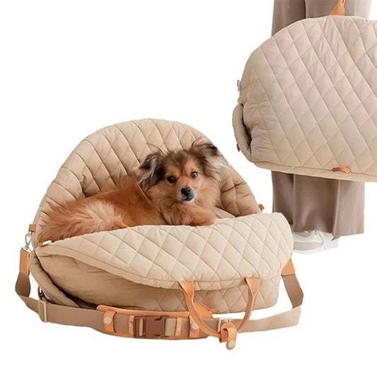 Dog Car Booster Seat, Travel Carrier And Washable Pet Bed