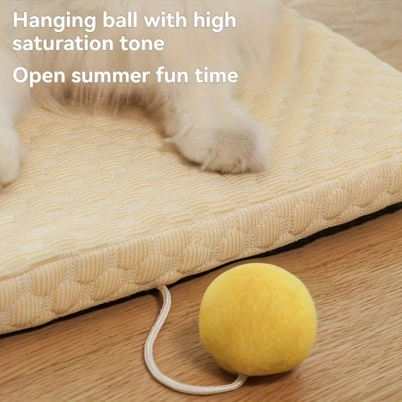 Self Cooling Cat Bed With Ice Gel Cooling Pad For Pets