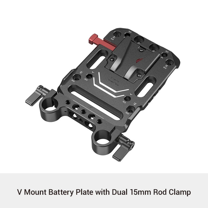 SmallRig V Mount Battery Plate With Adjustable Arm Rod Clamp