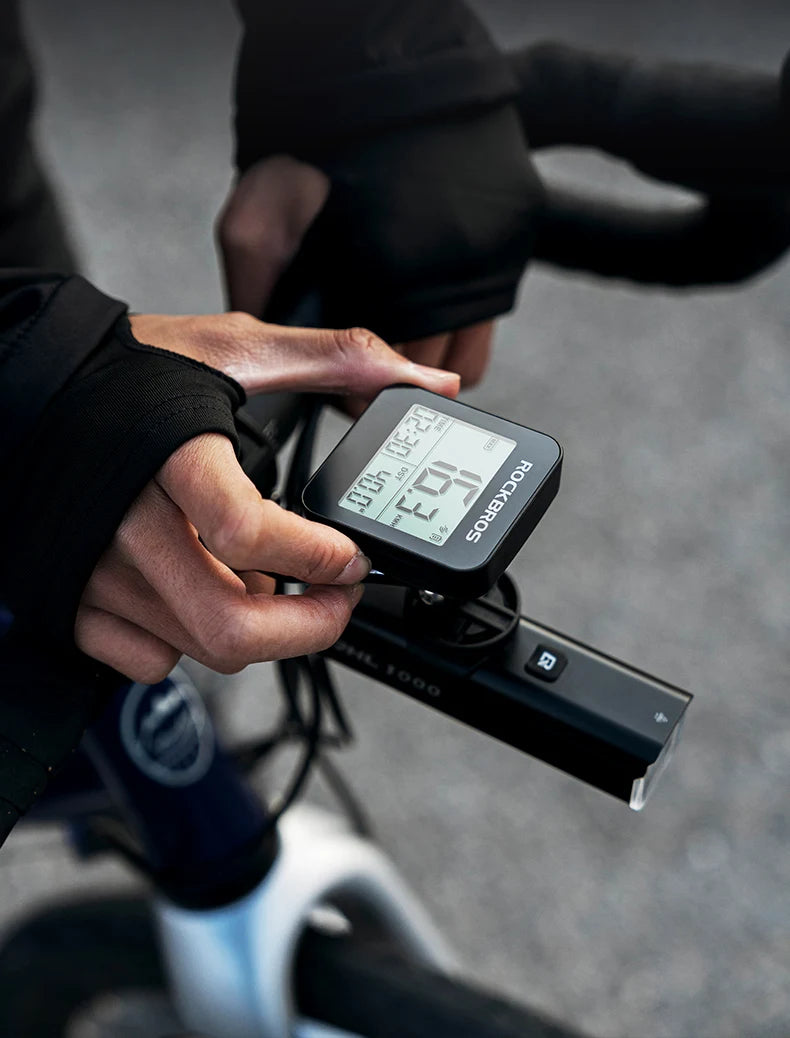 ROCKBROS GPS Bike Computer Speedometer Waterproof Wireless Cycling Odometer