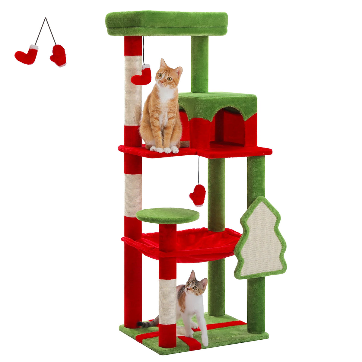 Pawz Road 5 Level Cat Tower For Large Cats Sisal Scratcher