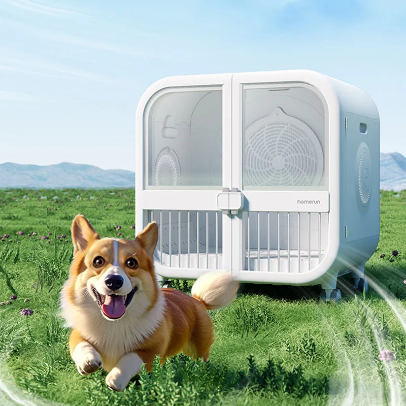Pet Hair Dryer Stand Dry Box For Dogs Grooming Cabinet