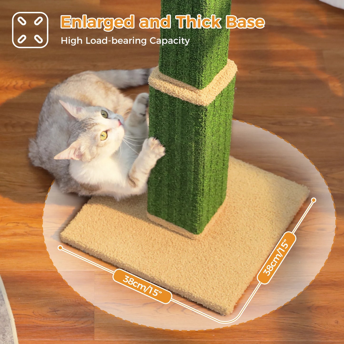 PAWZ Road Cat Scratching Post for Indoor Cats Durable Toy