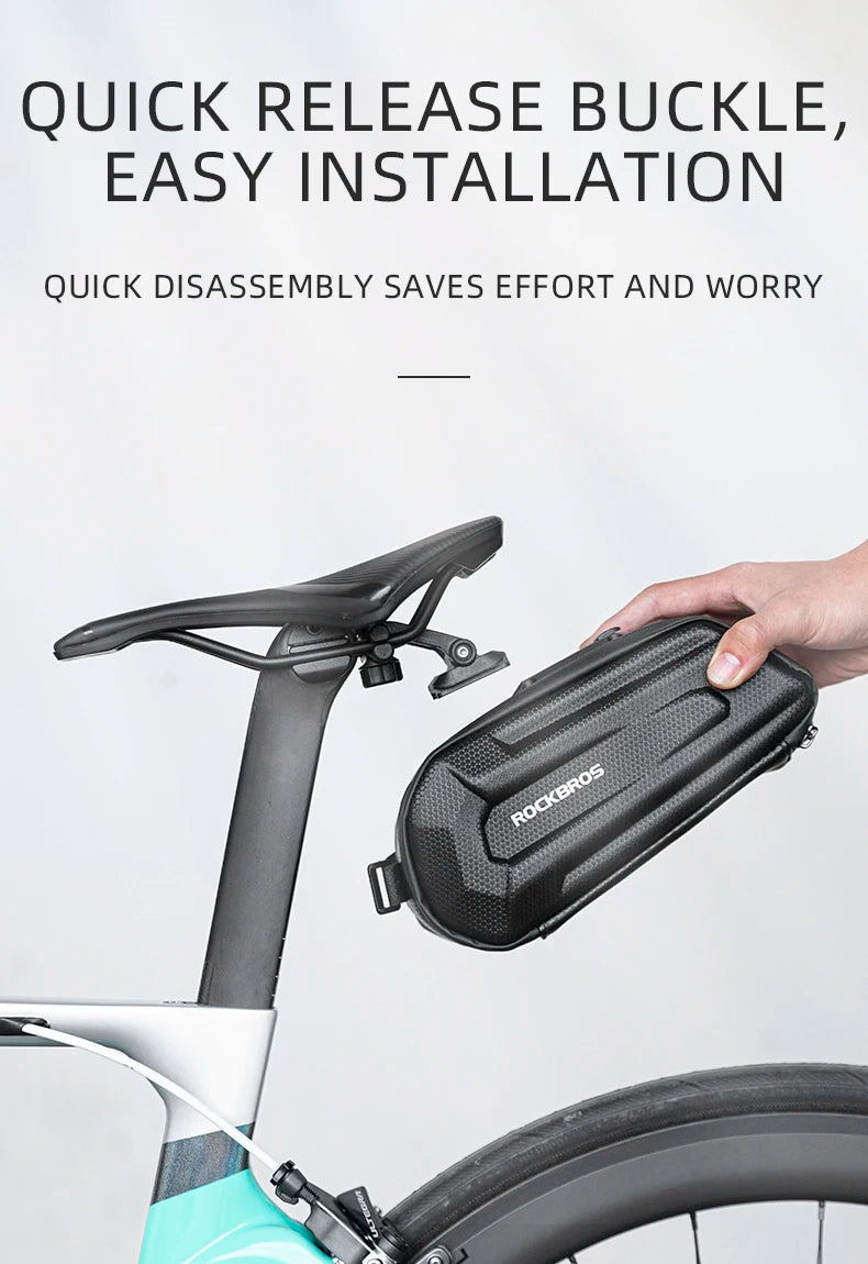 ROCKBROS Waterproof Shockproof Bicycle Rear Seatpost Bag With Quick Release