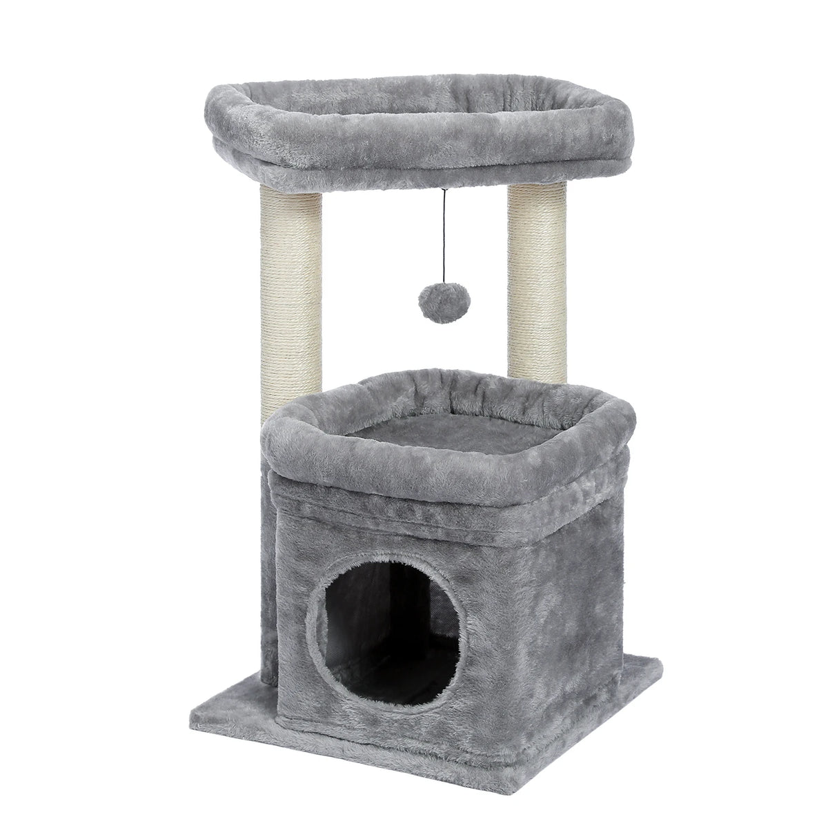 PAWZ Road Cat Tree With Sisal Posts And Cozy Condo
