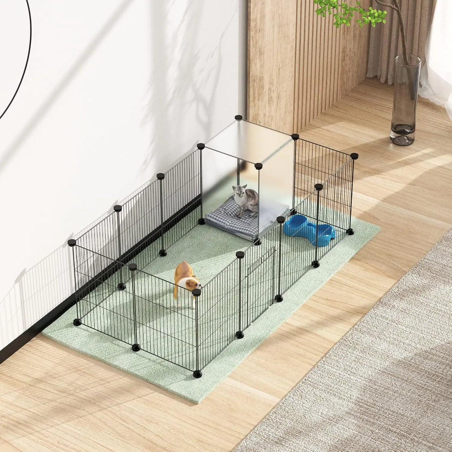 DIY Pet Playpen For Small Animals Cage With Front Door