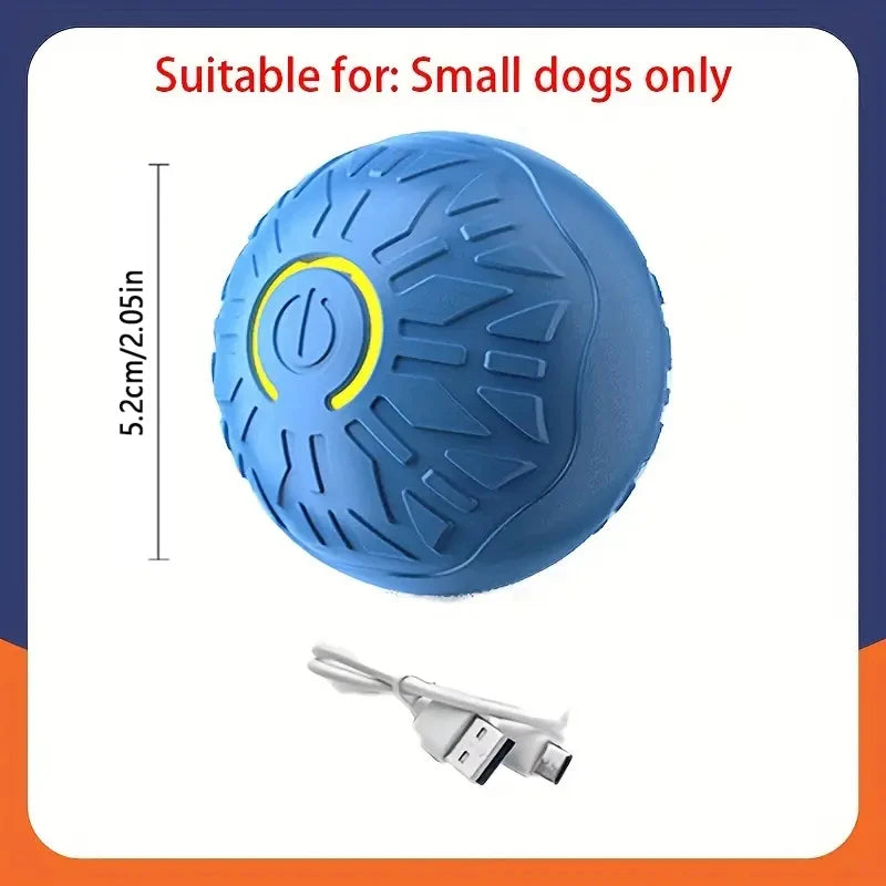 Smart Dog Ball Interactive Toy Rolling USB Rechargeable Chew Toy
