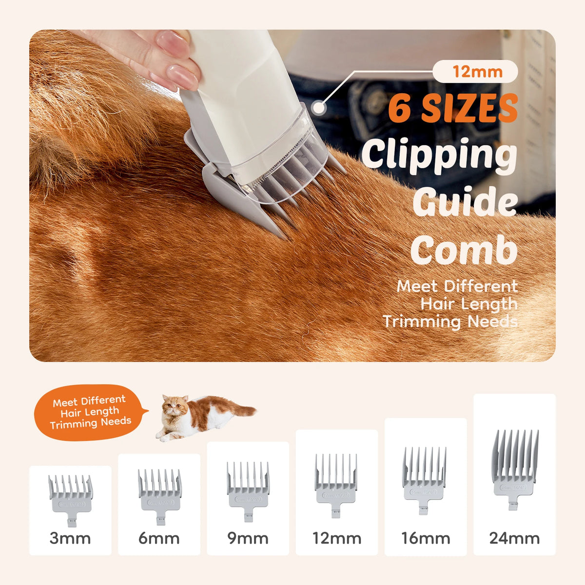 JHK Pet Grooming Vacuum Kit With Clippers And Groomer Tools