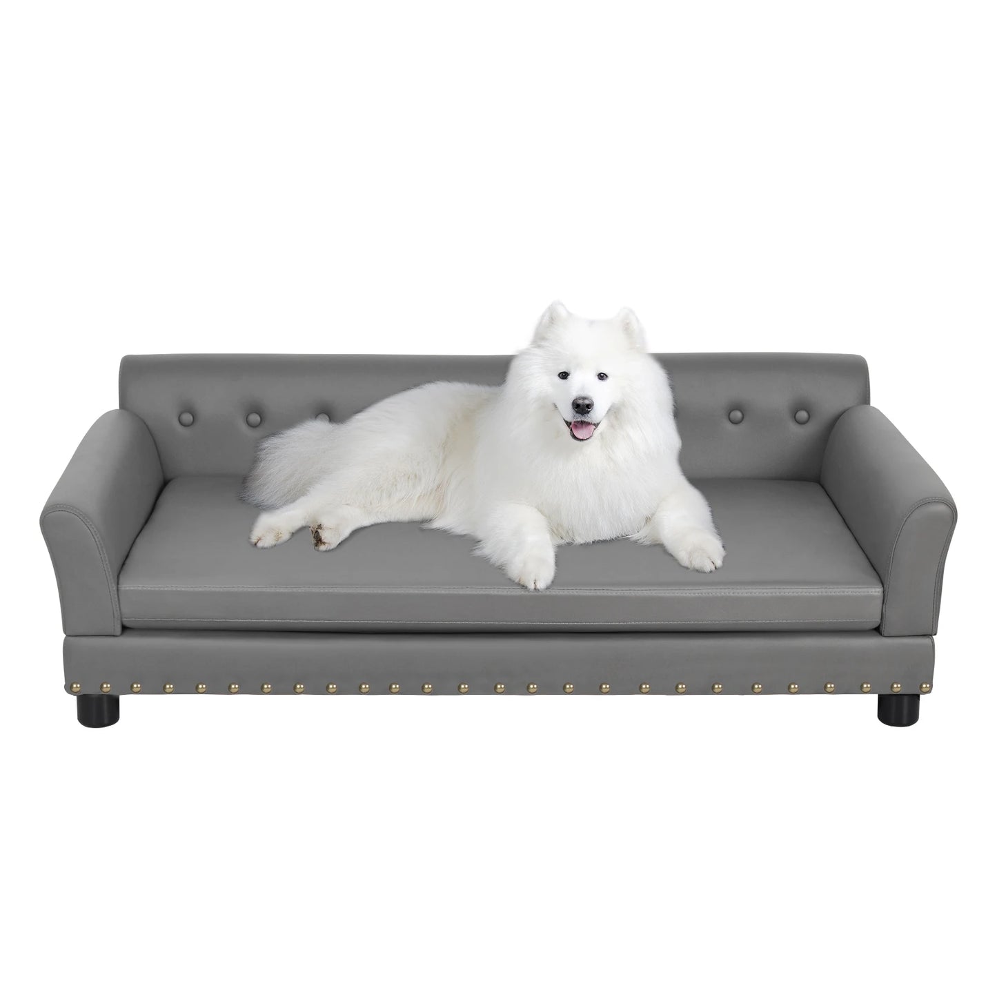 BINGOPAW Rectangle Elevated Dog Bed Durable Sofa
