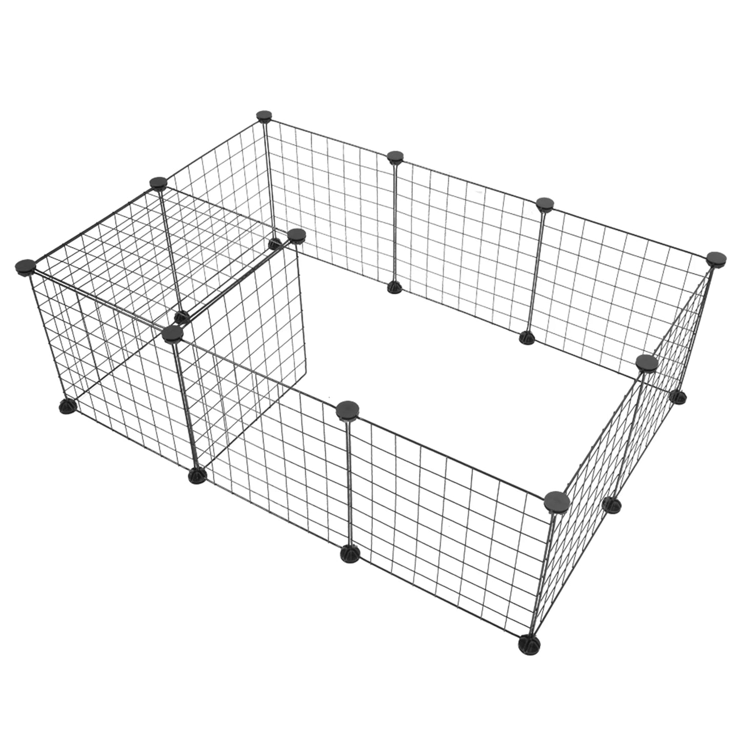 Portable Metal Wire Pet Playpen For Small Animals Guinea Pigs Rabbits