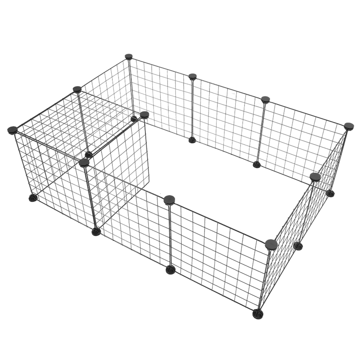 Portable Metal Wire Playpen Cage for Rabbits and Guinea Pigs