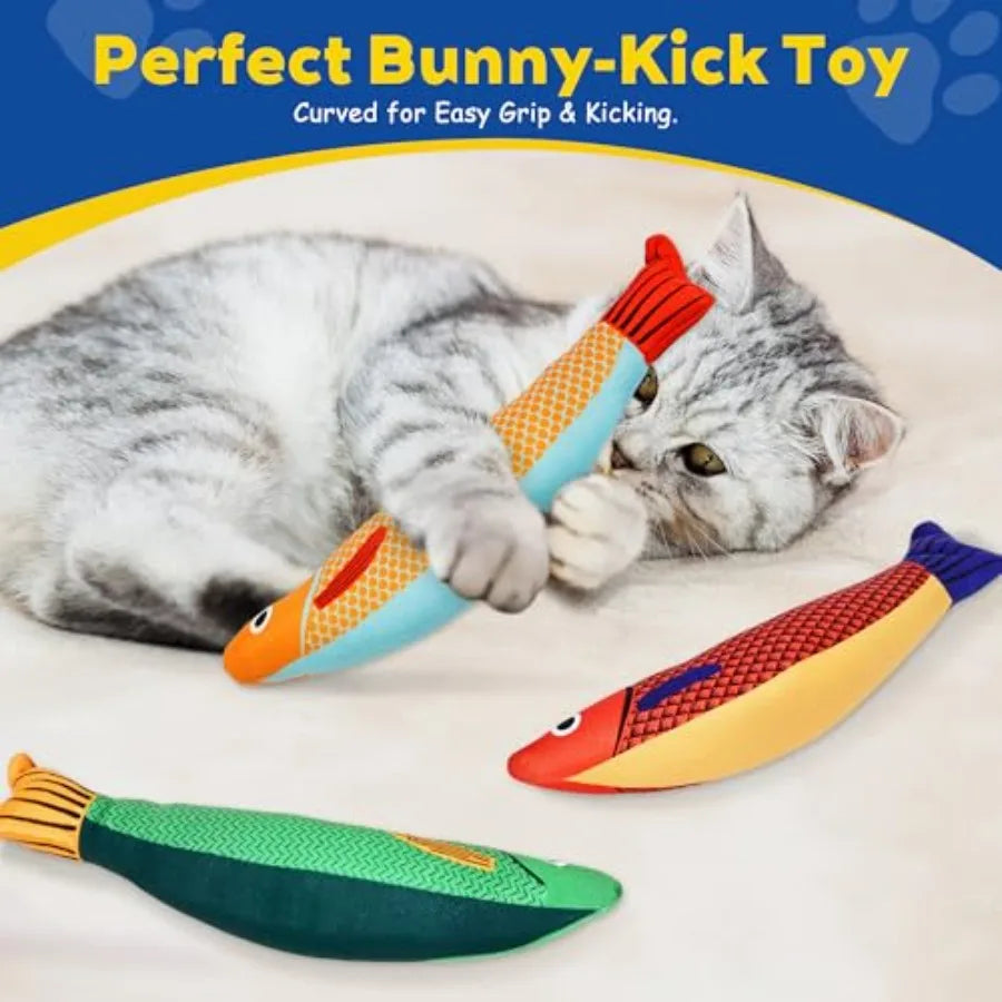 Interactive Catnip Cat Toys With Rattle Sound For Indoor Cats