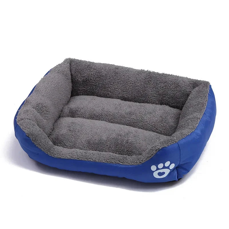 BPEDT Warm Plush Dog Bed With Waterproof Bottom For Pets