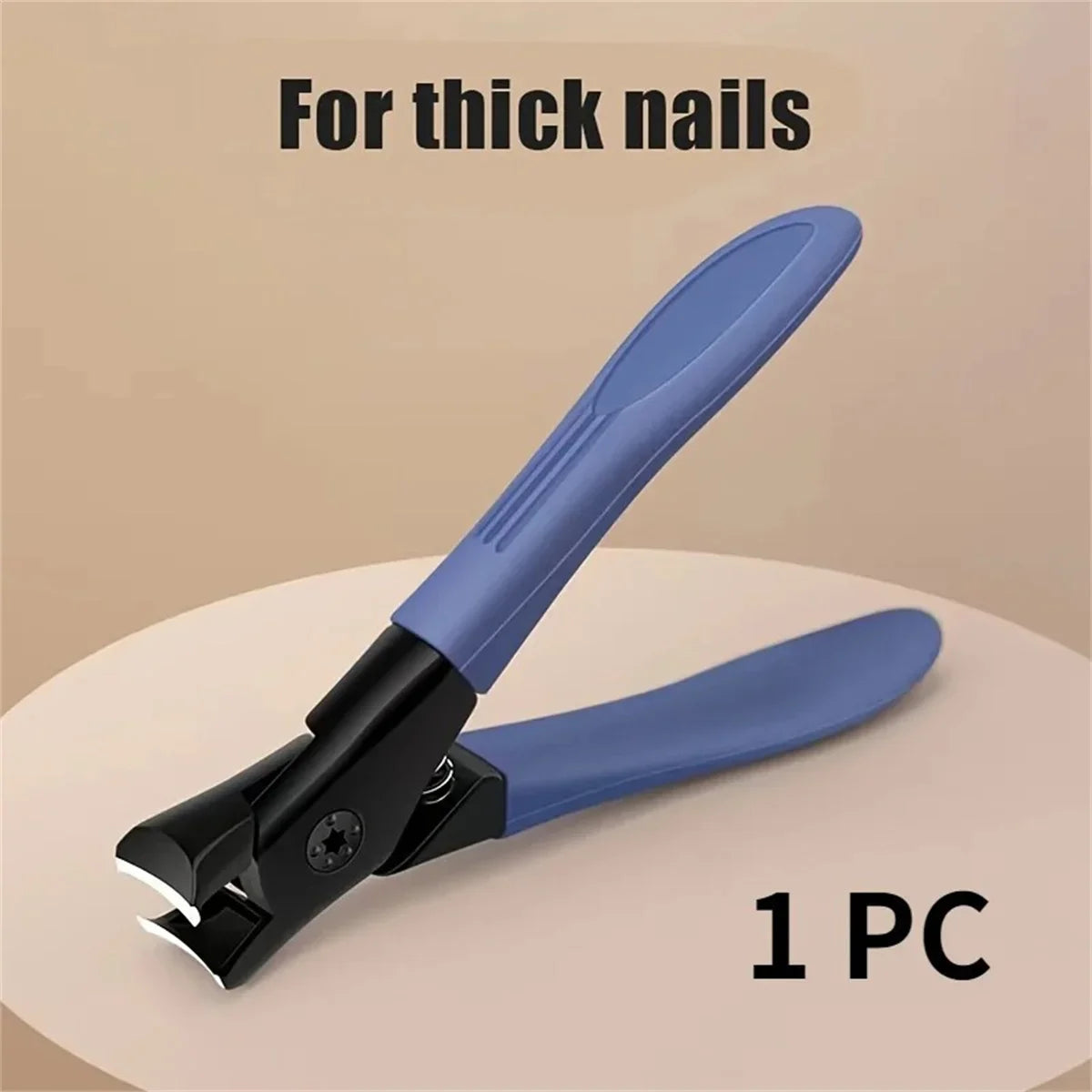 Ergonomic Handle Toenail Clipper for Thick Nails Foot Care
