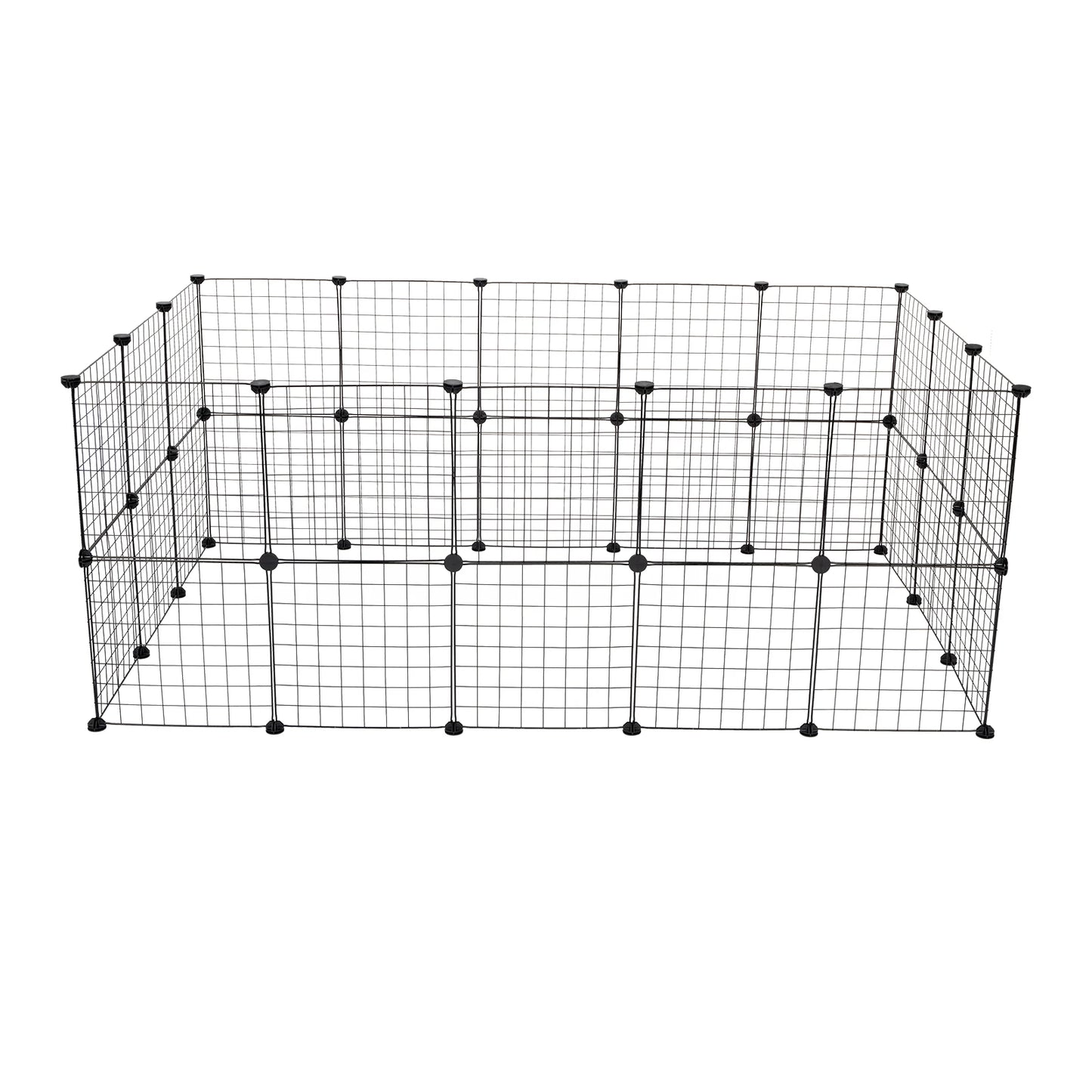 NONECN Portable Metal Wire Playpen for Guinea Pigs and Rabbits