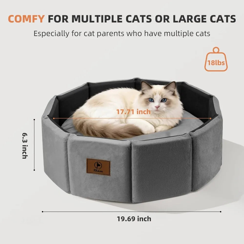Orthopedic Round Memory Foam Pet Bed For Small Dogs