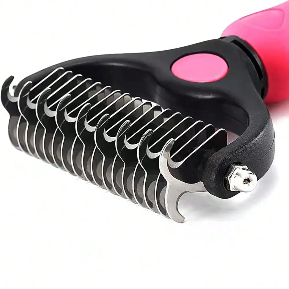Pet Detangling Comb Dual-Sided Brush For Cats And Dogs