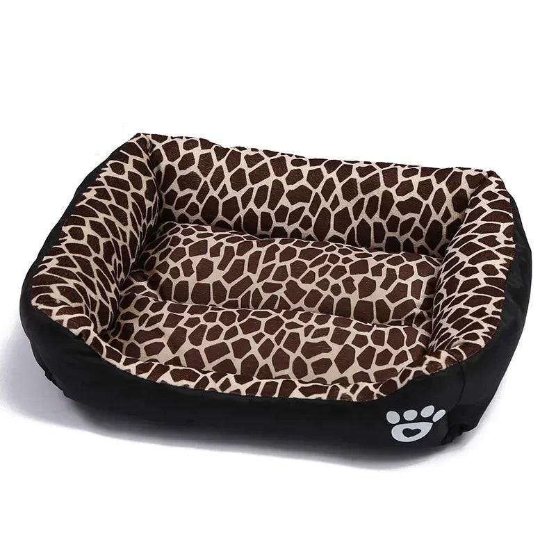 BPEDT Warm Plush Dog Bed With Waterproof Bottom For Pets