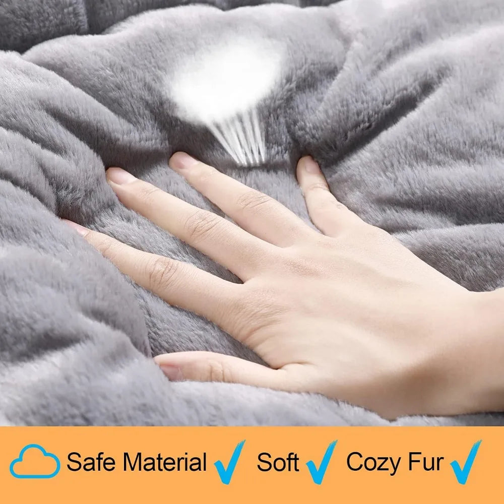 Machine Washable Anti Slip Dog Crate Pad For Pets Durable