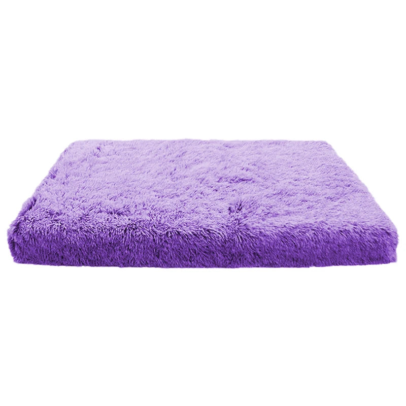 Plush Dog Bed Mat For Pets Removable Washable Cover