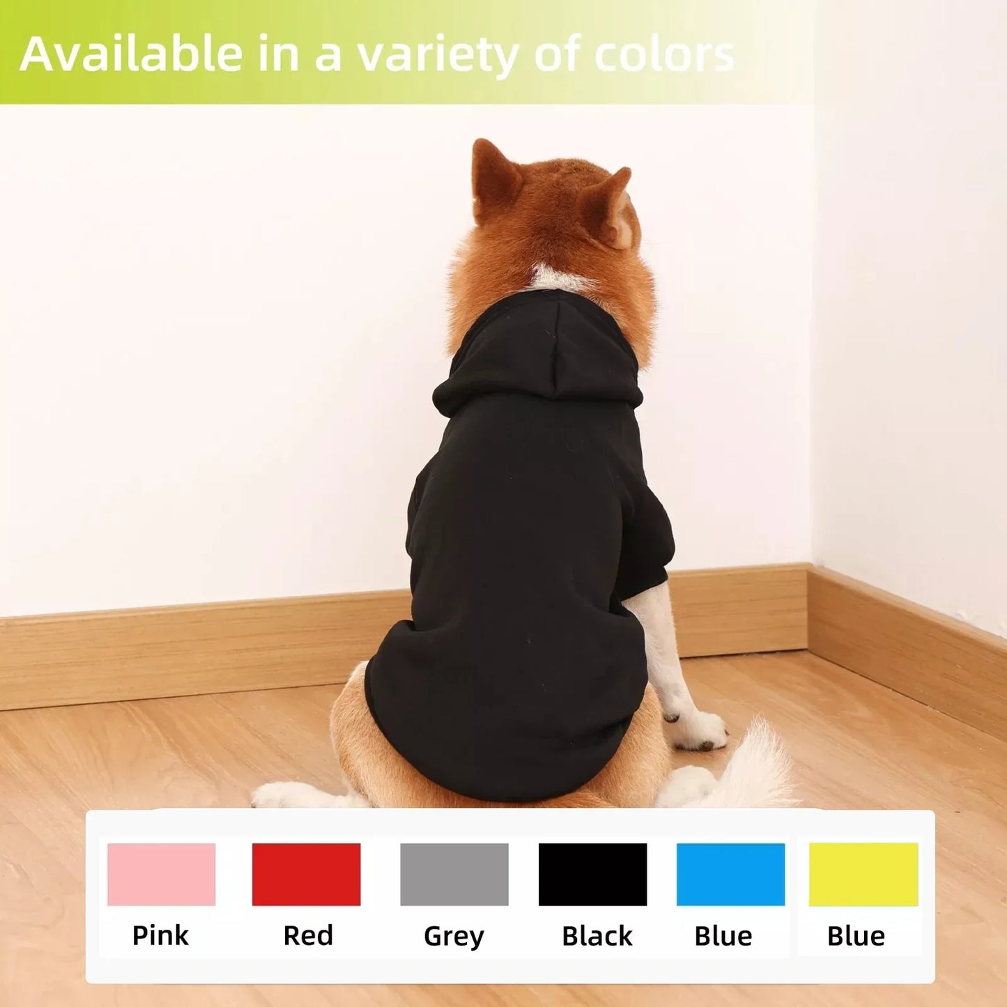 NONECN Dog Winter Hooded Sweatshirt Warm Coat for Dogs