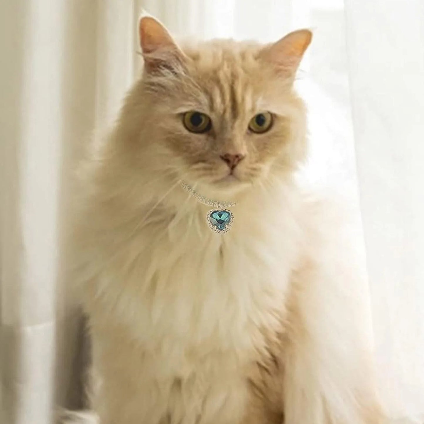 Rhinestone Diamante Dog Cat Collar Necklace Crystal Bling