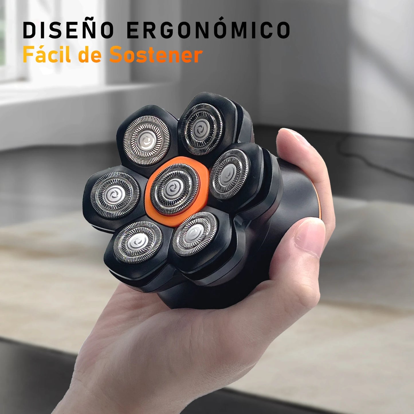 MAXGROOM 7D Head Shaver For Bald Men Waterproof USB Rechargeable