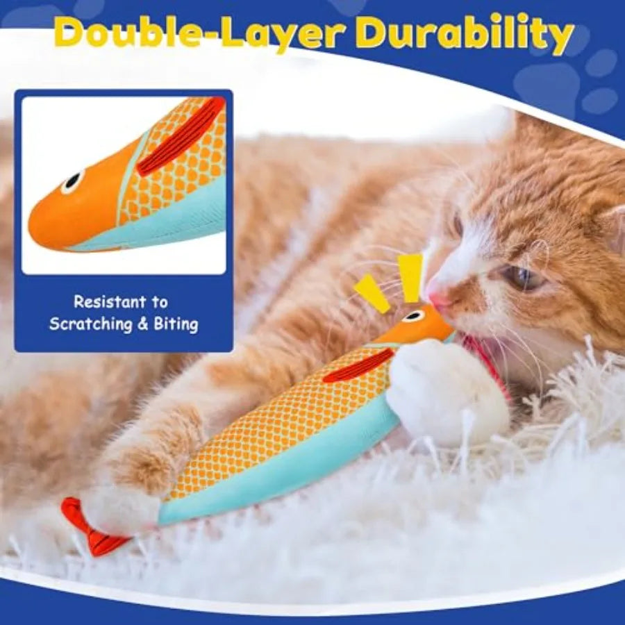 Interactive Catnip Cat Toys With Rattle Sound For Indoor Cats