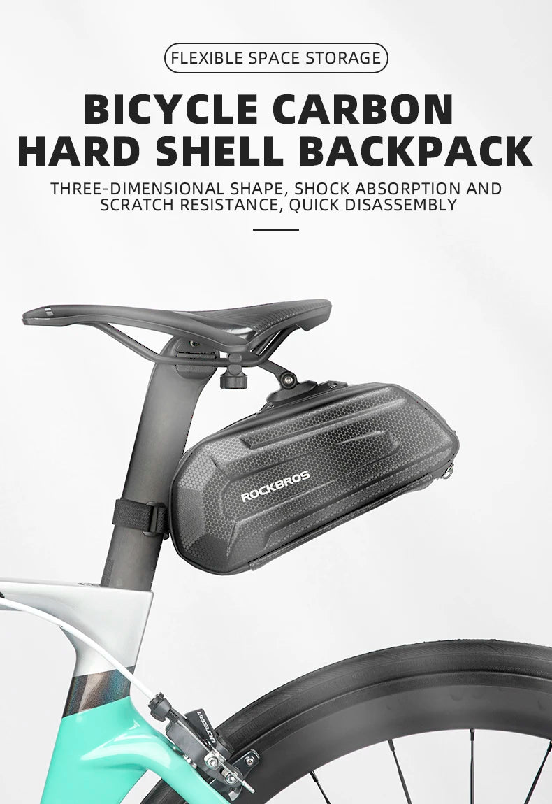 ROCKBROS Waterproof Shockproof Bicycle Rear Seatpost Bag With Quick Release