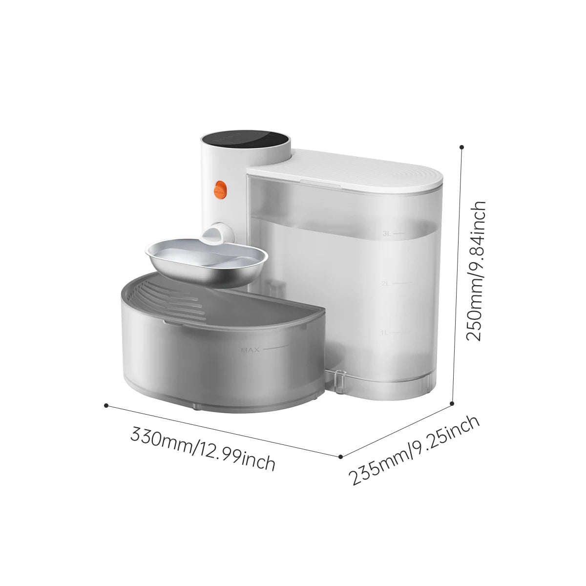 Petgravity Stainless Steel Automatic Cat Water Dispenser With Purification