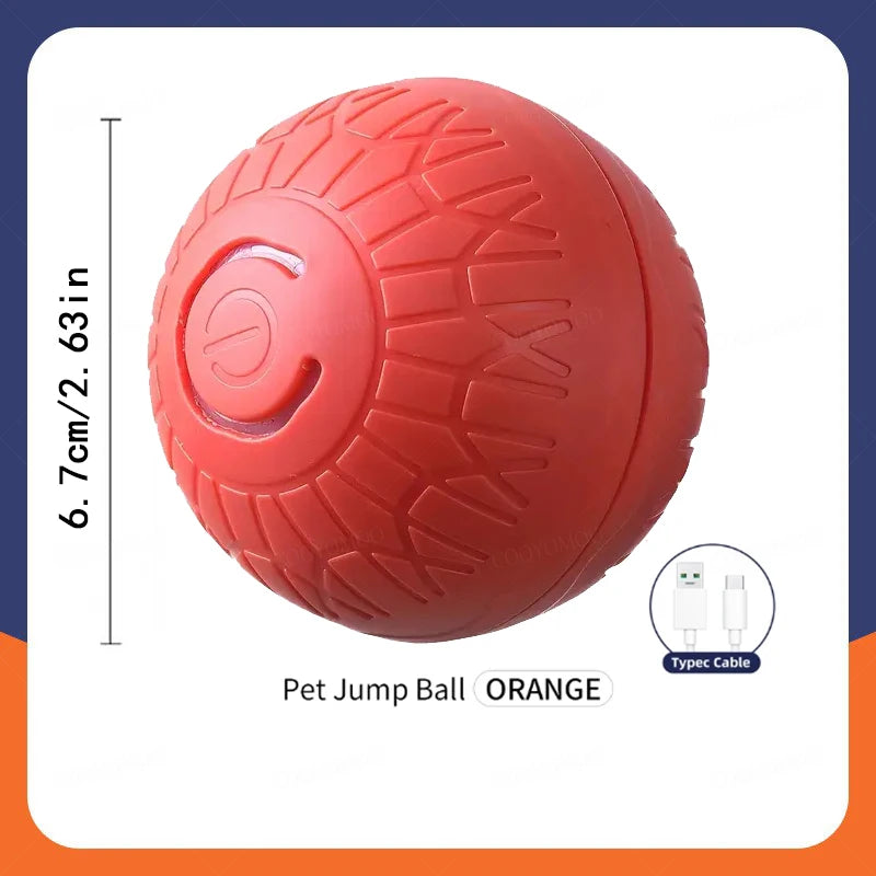 Smart Dog Ball Interactive Toy Rolling USB Rechargeable Chew Toy