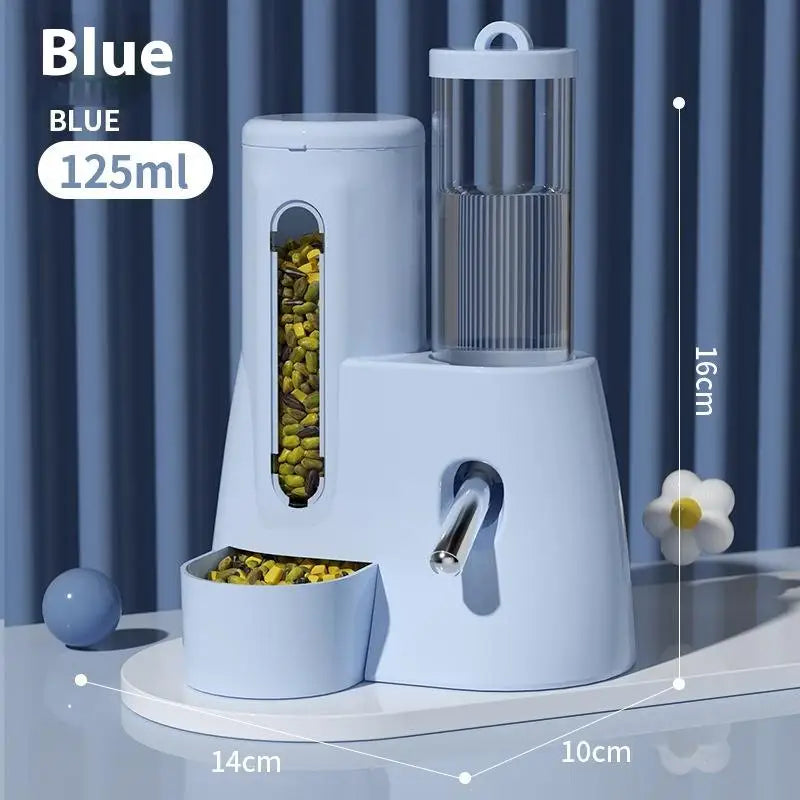 2 In 1 Hamster Feeder And Waterer Automatic Dispenser