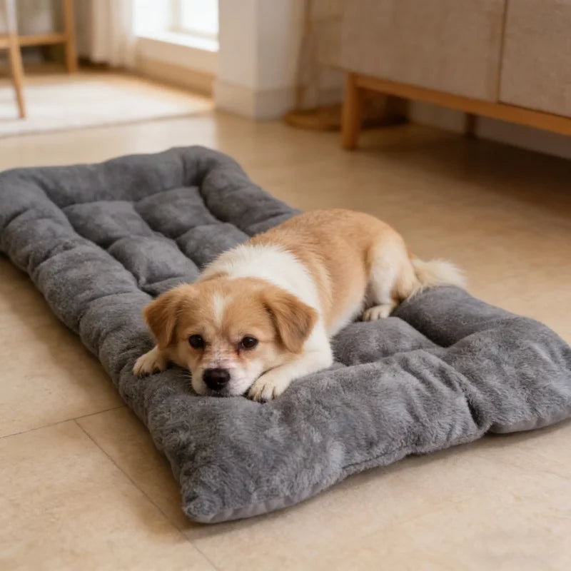 Booteely Plush Dog Bed Sofa Mat For Pets Ultra Soft Fleece