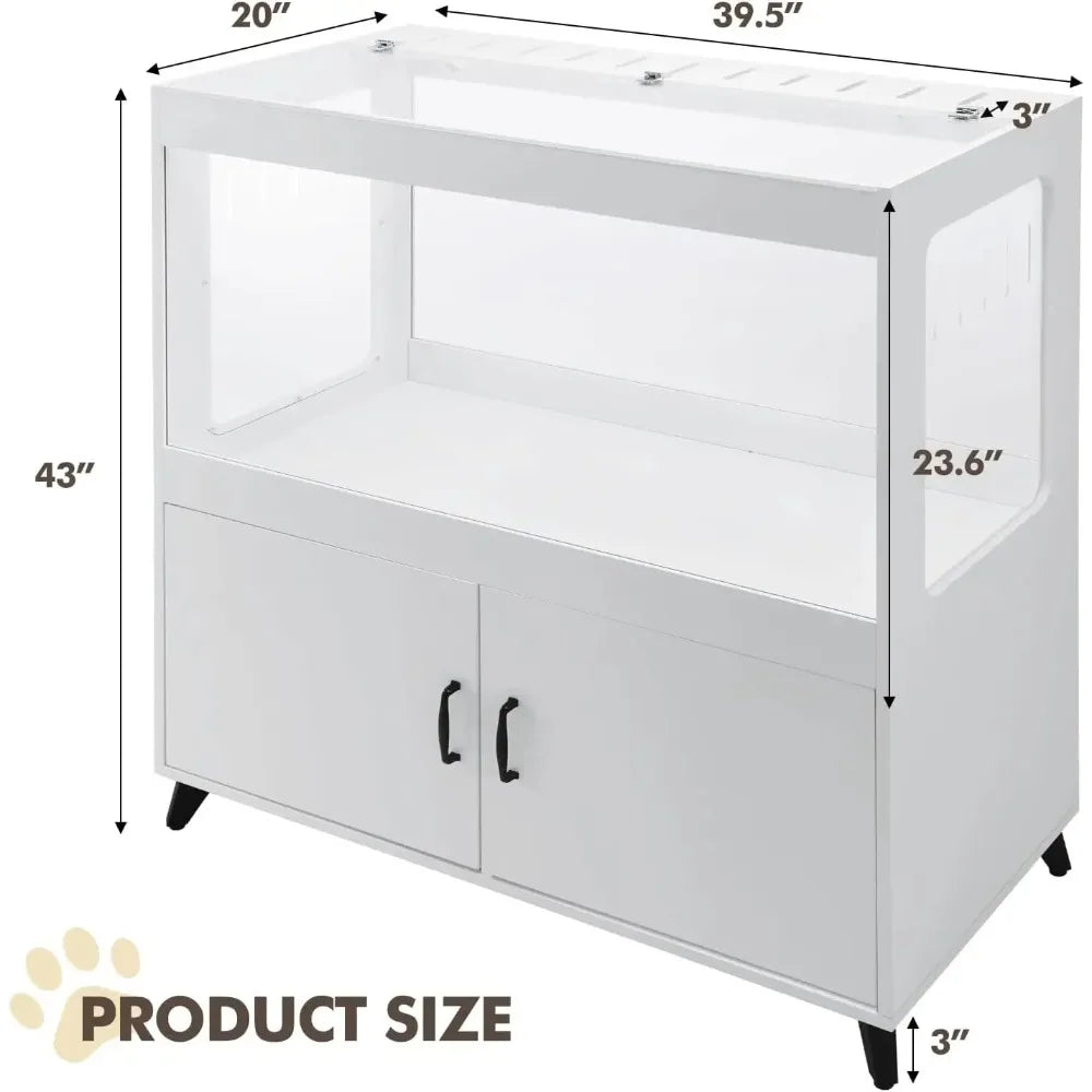 Hamster Cage With LED Lights And 360 Degree Acrylic View