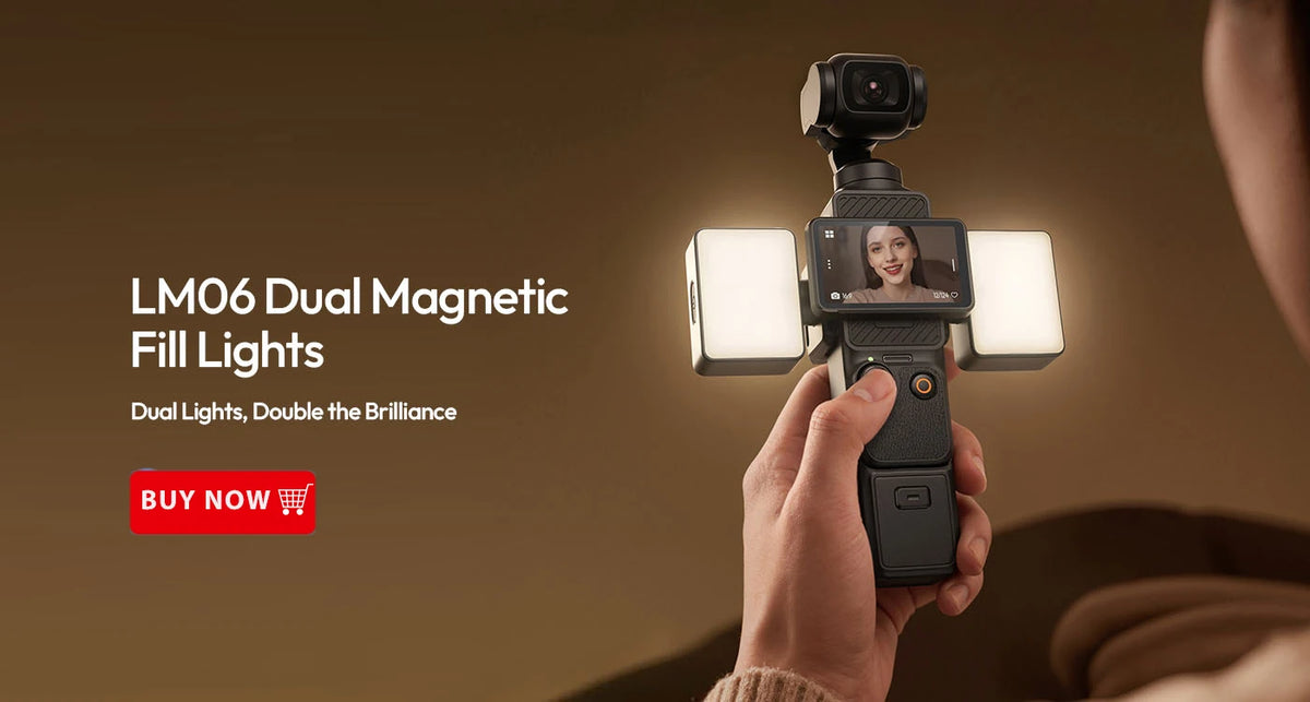 Ulanzi Magnetic Waterproof LED Fill Light for DJI Action Cameras