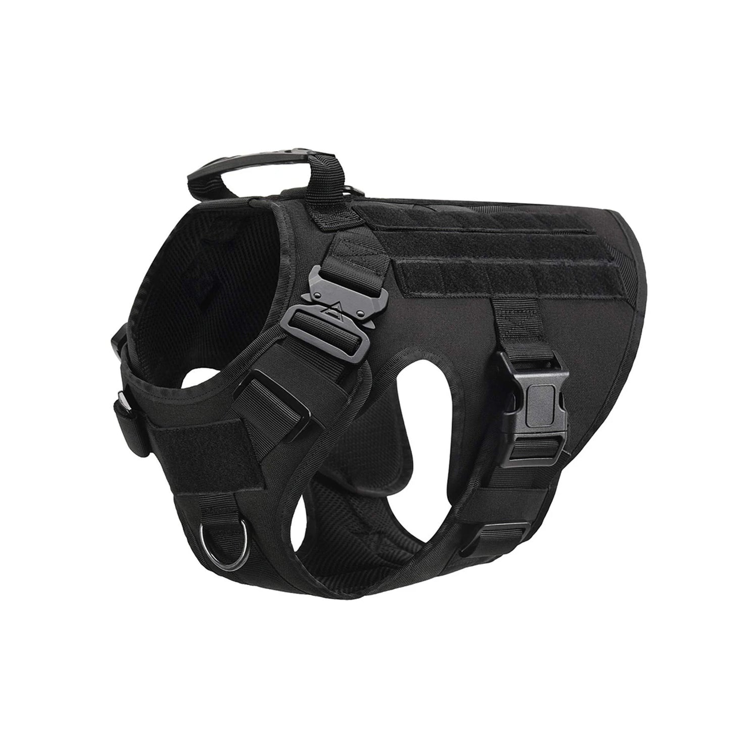 Tactical Dog Harness Vest with MOLLE Pouches for Medium to Large Dogs