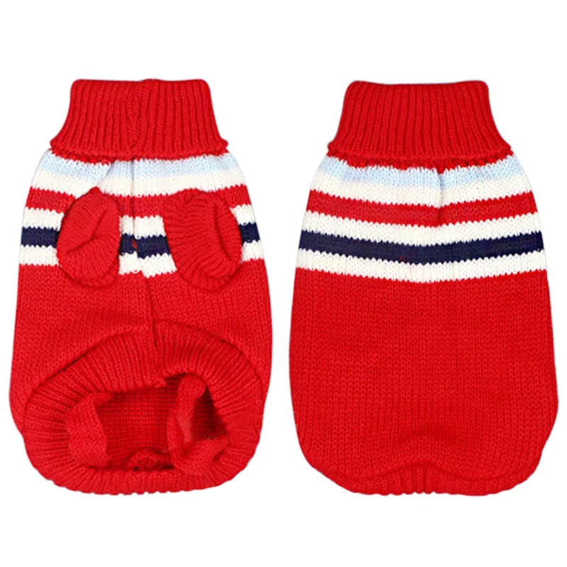 NONECN Dog Winter Sweater Pullover Classic Knit for Dogs