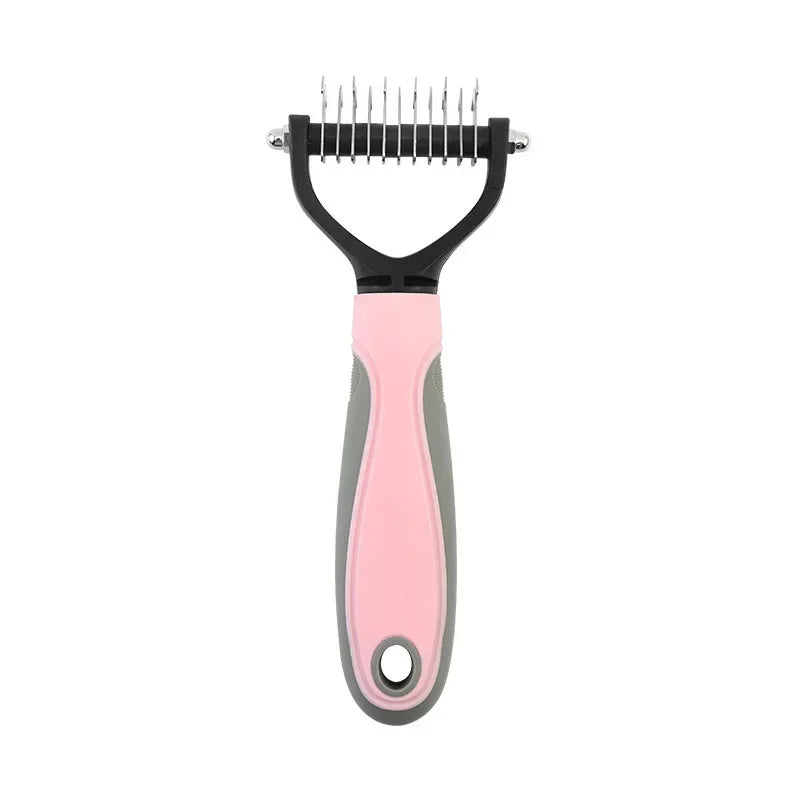 Double Sided Stainless Steel Pet Grooming Brush Hair Remover Comb
