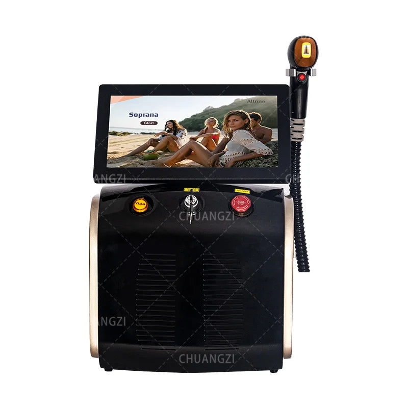 Taixl Ice Cooling 3 Wavelengths CE Diode Laser Hair Removal Machine Professional