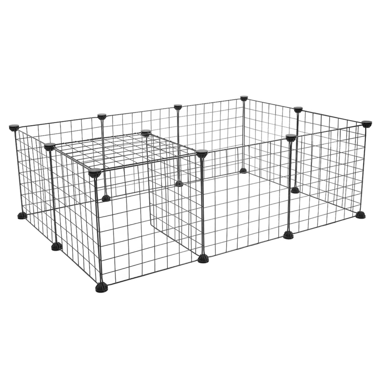 Portable Metal Wire Pet Playpen For Small Animals Guinea Pigs Rabbits