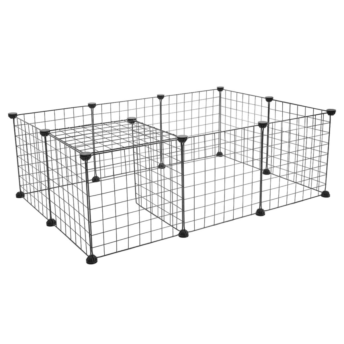 Portable Metal Wire Playpen Cage for Rabbits and Guinea Pigs