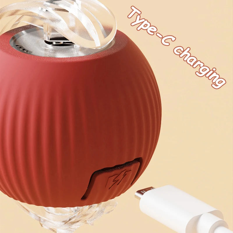 Automatic Rechargeable Rolling Ball Interactive Cat Toy