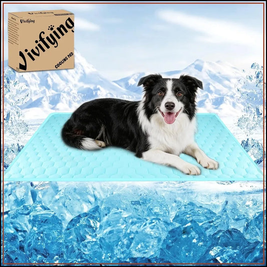 Waterproof Reversible Dog Cooling Mat Ice Silk For Sofa Bed