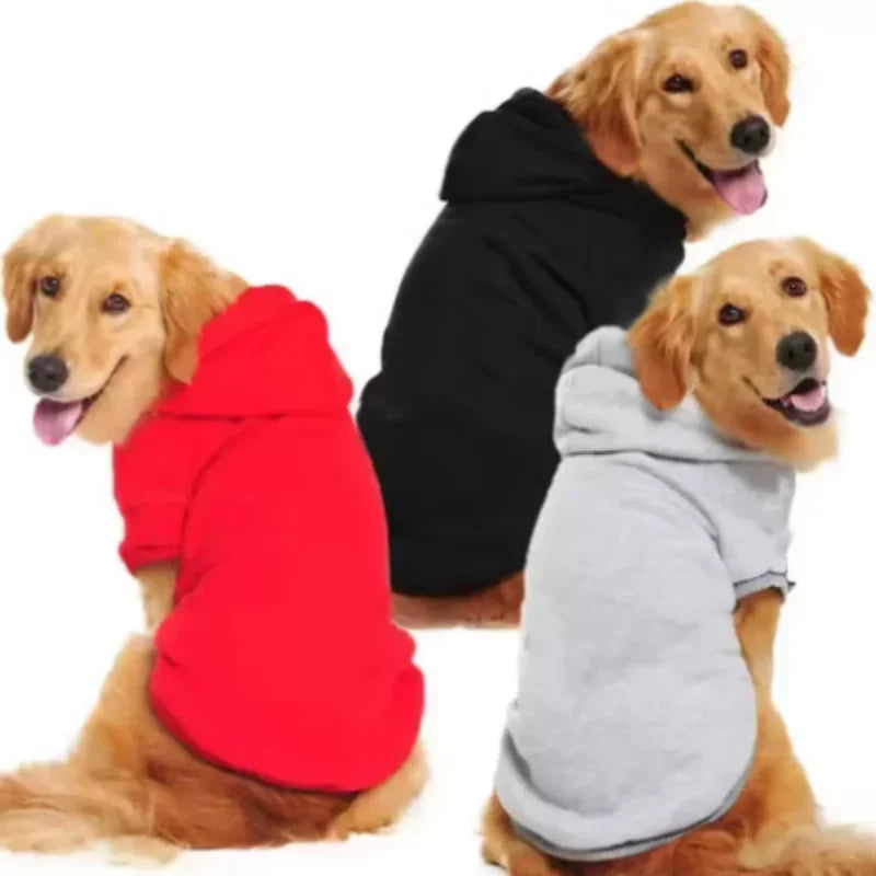 NONECN Dog Winter Hooded Sweatshirt Warm Coat for Dogs