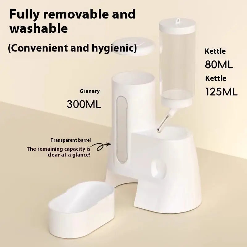 2 In 1 Hamster Feeder And Waterer Automatic Dispenser